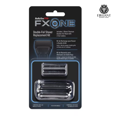 BaBylissPRO FXONE Black Replacement Double Foil & Cutters