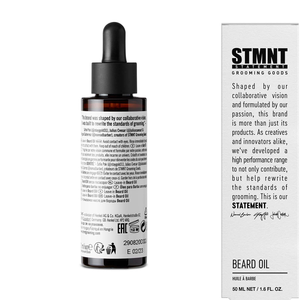STMNT Grooming Goods Beard Oil, 1.6 oz | Silicone Free| Moisturizing Formula with Natural Oils