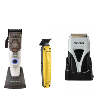 Gamma+ X-ERGO clipper / andis shaver / babyliss lo pro trimmer yellow