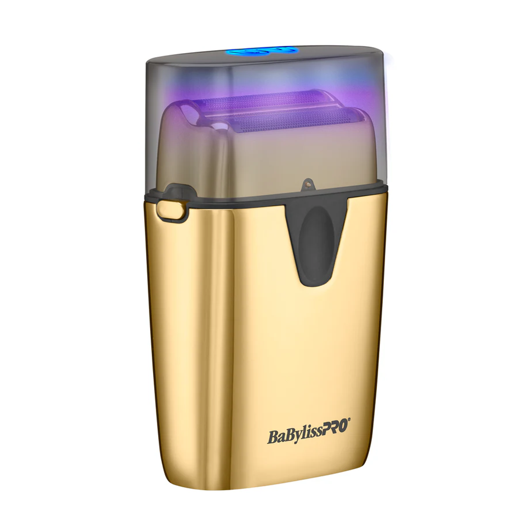 BaByliss PRO UV-Disinfecting Double Foil Shaver - Gold FXLFS2G