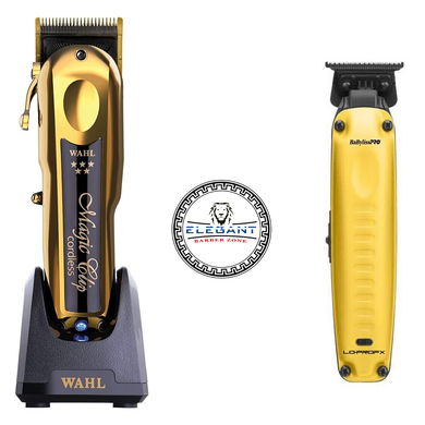 Wahl Professional 5-Star Cordless Magic Clip Clipper GOLD / lo pro trimmer yellow