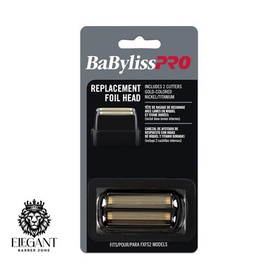 BaByliss PRO Replacement Shaver Foil Head & Cutter Black FXRF2B