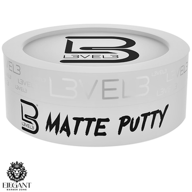 lv 3 Matte Putty Medium hold matte finish