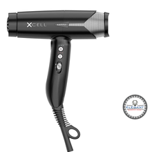 Load image into Gallery viewer, Gamma+ XCELL Ultra-Light Digital Motor Hair Dryer Black GPXCELL
