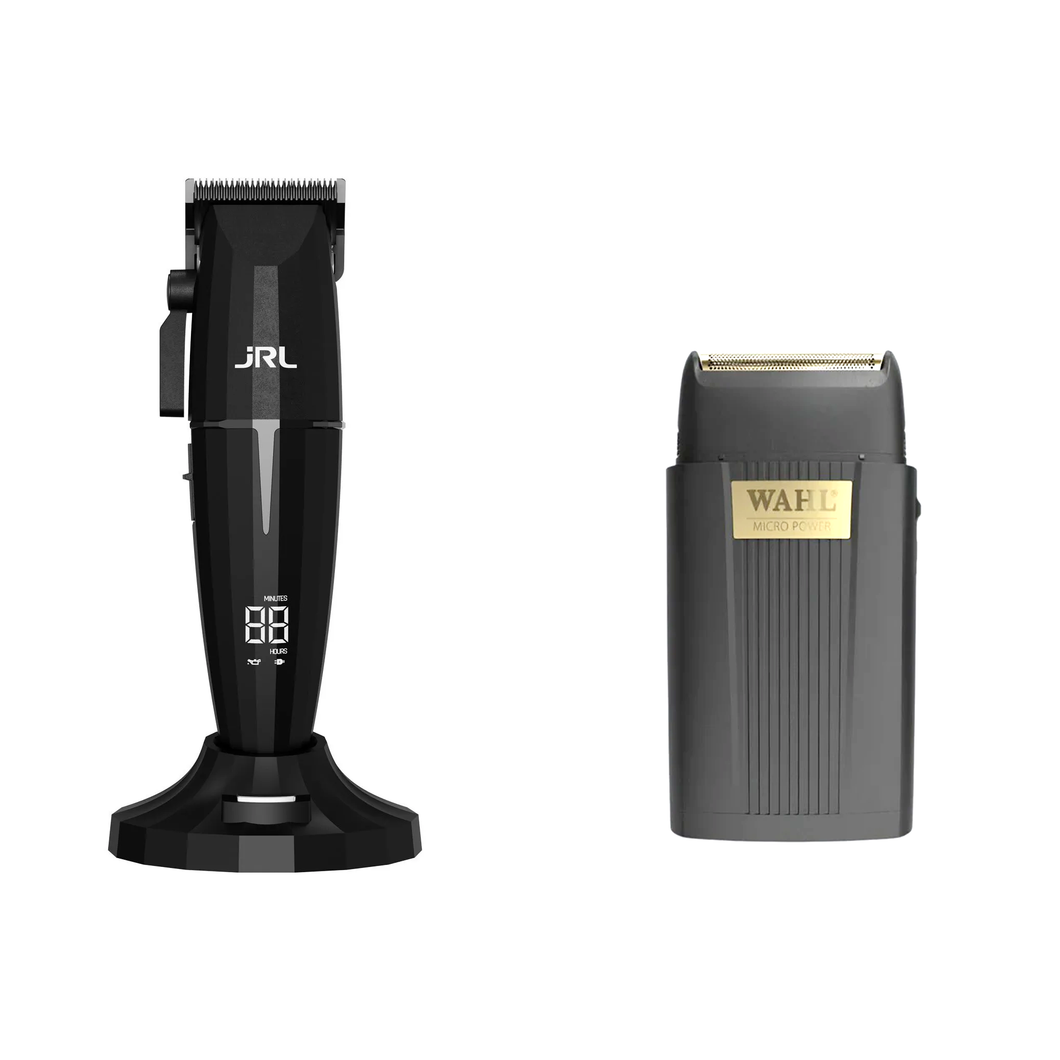 JRL Professional Onyx Clipper FF220C-B with micro wahl shaver
