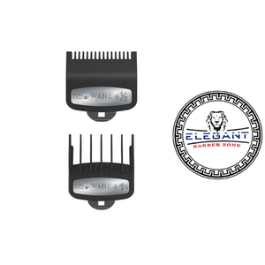 Wahl Premium Clipper Cutting Guides Guards Metal Clip Set #1/2 & #1 1/2