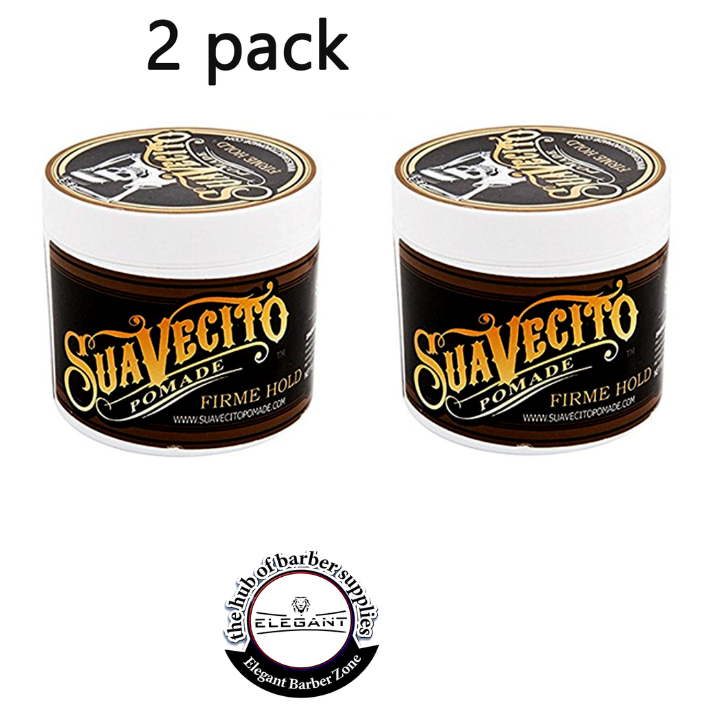 Suavecito Firme (Strong) Hold Pomade 4 oz- 2pack