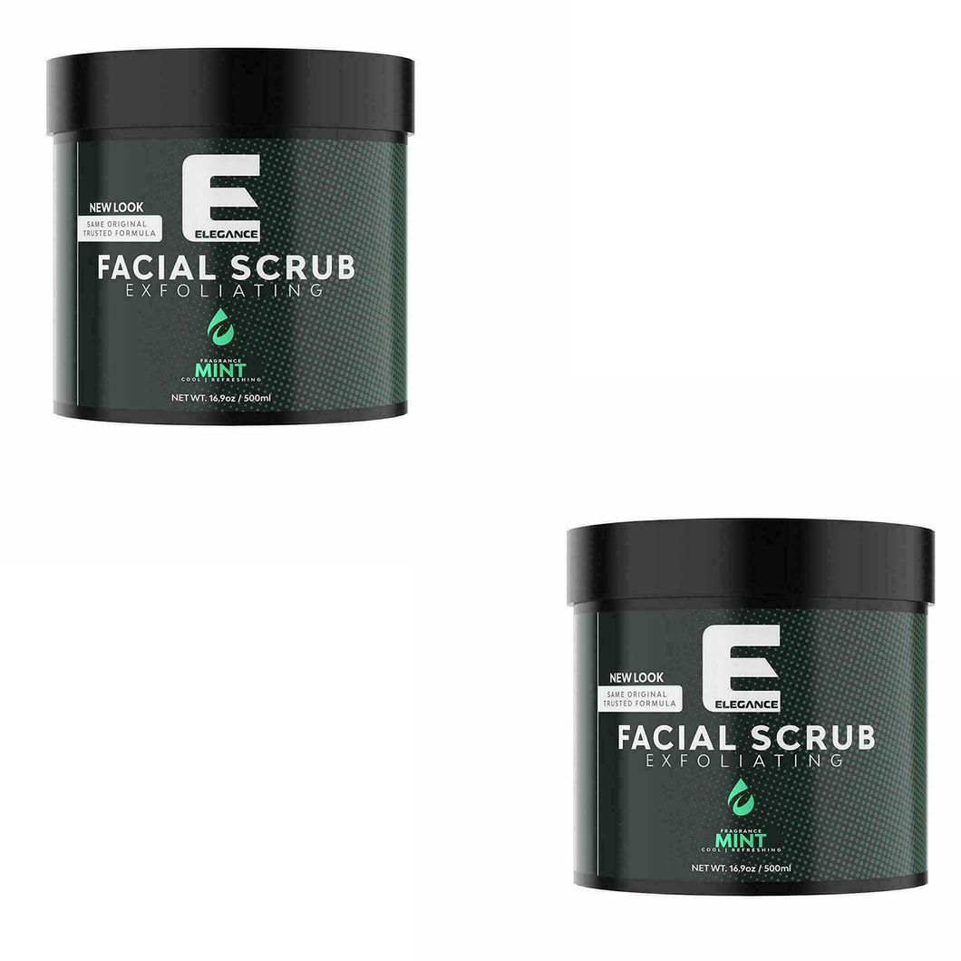 Elegance facial scrub Mint-500ml -2 pack of