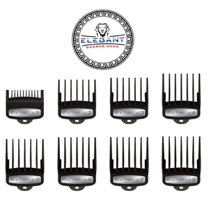 Wahl Professional Cutting Hair Clipper Premium Guides Combs Guards Pack of 8