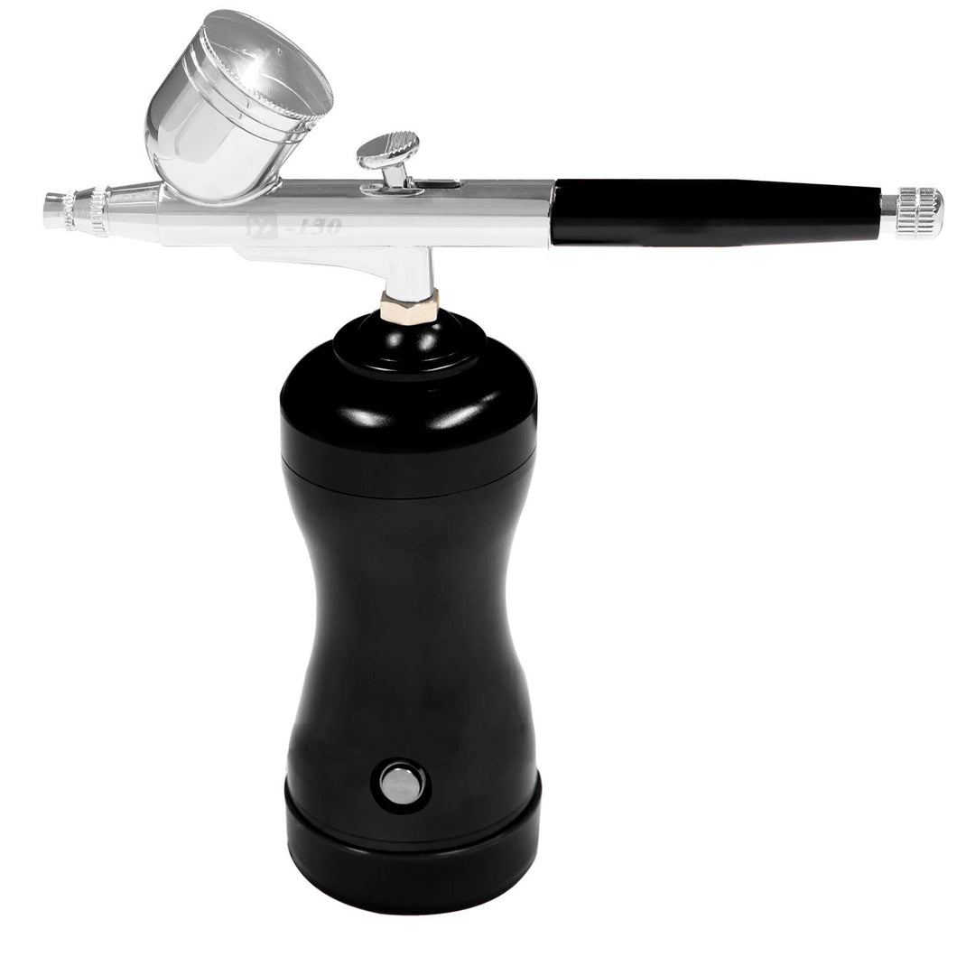Airbrush Set, Rechargeable Handheld Mini Air Compressor Spray Gun Ink Cup Wireless