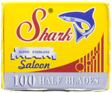 100 pcs Shark Super Stainless Single Edge Blades Barber Straight Razors