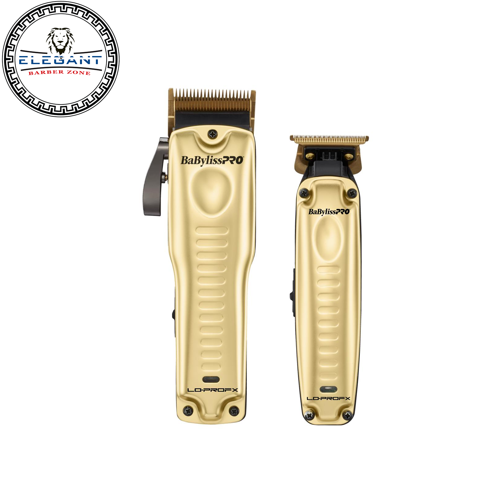 BaBylissPRO Lo-ProFX Clipper u0026 Trimmer Combo Gold FXHOLPKLP-G – Elegant  Barber Zone