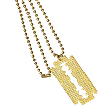 Load image into Gallery viewer, Golden Blade Pendant Necklace