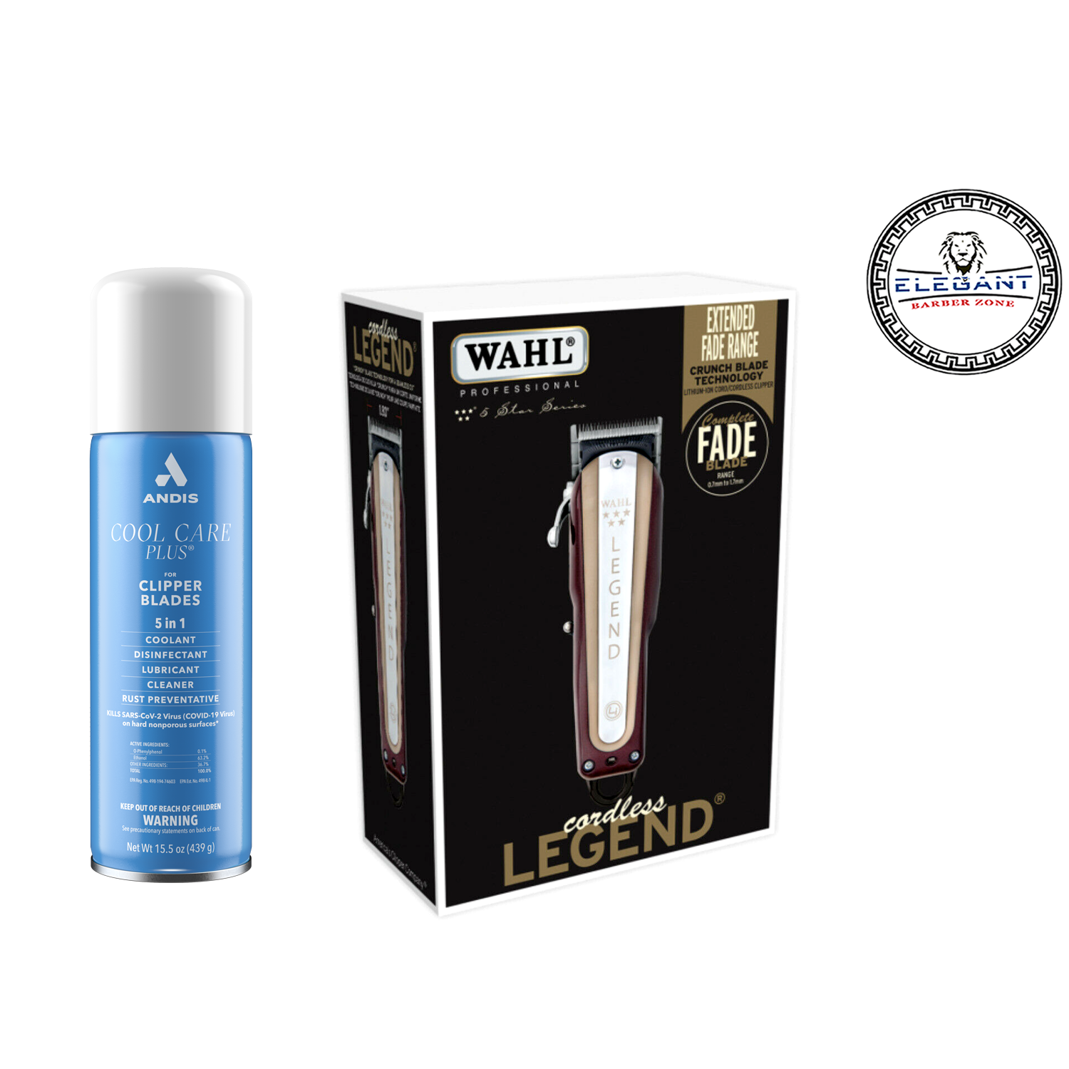 WAHL Professional 5-Star Cordless Legend Clipper 8594 – Elegant