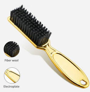 fade brush barber cleaning clipper 2 set gold
