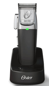 Oster Cordless Fast Feed Clipper black and silver
