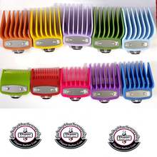 Load image into Gallery viewer, attachments guards cutting comb colorful 10 set