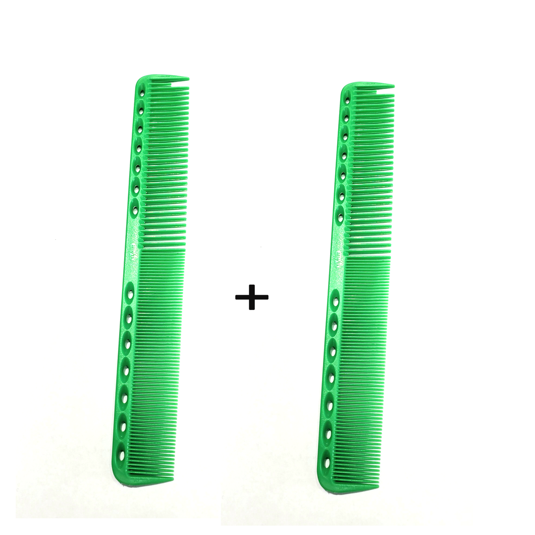 2 pcs Y S comb green Styling Combs