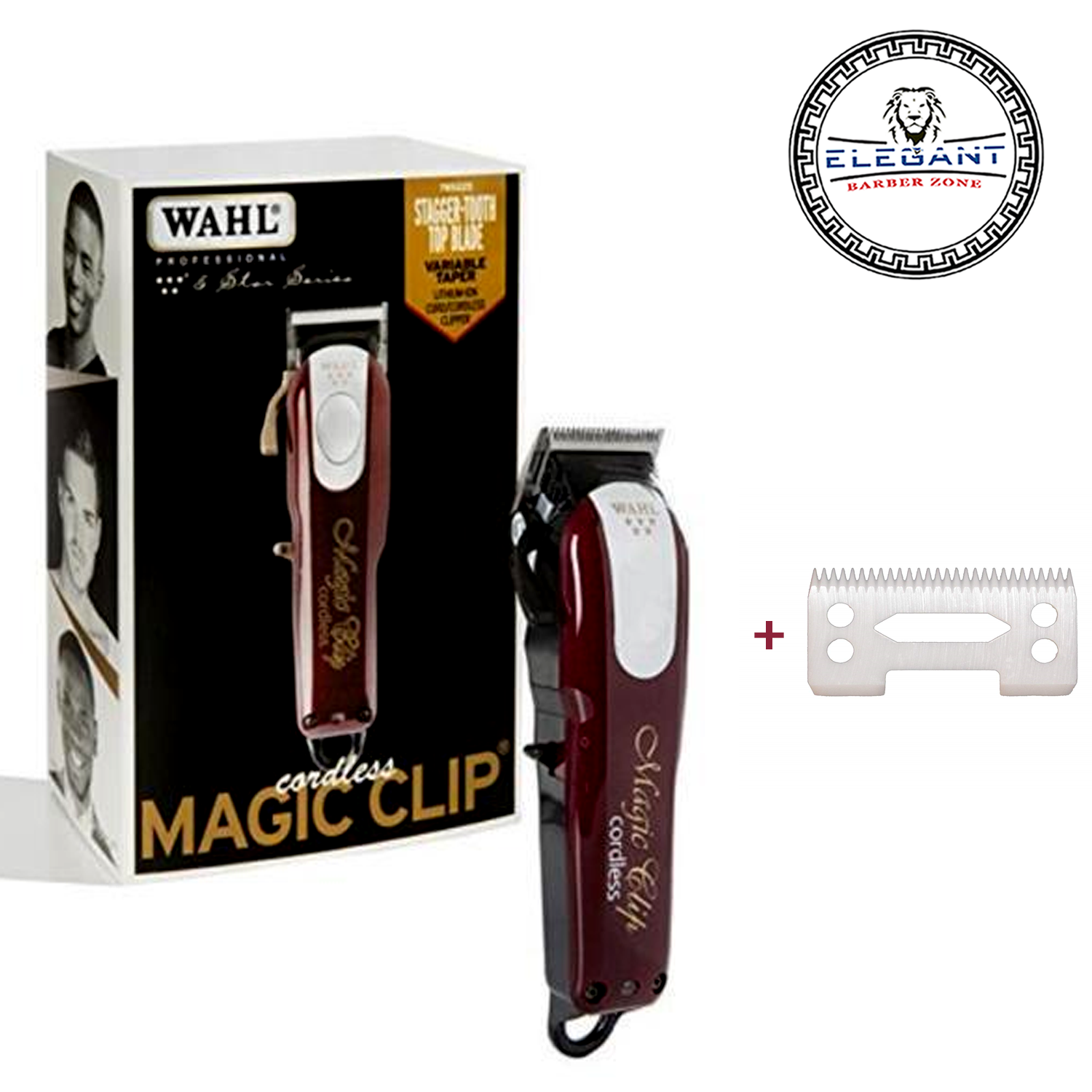 WAHL Professional 5 Star Cordless Magic Clipper with ceramic blade –  Elegant Barber Zone