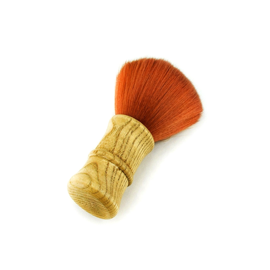 barber pro duster neck wooden handle