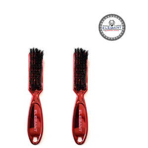 Barber Blade Clipper Cleaning Brush metallic red color - 2 pc