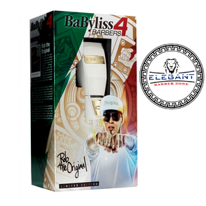 Babyliss PRO White FX Cordless Clipper - Limited Edition Influencer Collection - Rob The Original (FX870W)