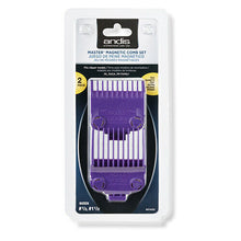 Load image into Gallery viewer, Andis Double Magnetic #.5 &amp; #1.5 Comb Guide Set #01420; Fits Master &amp; Fast Feed