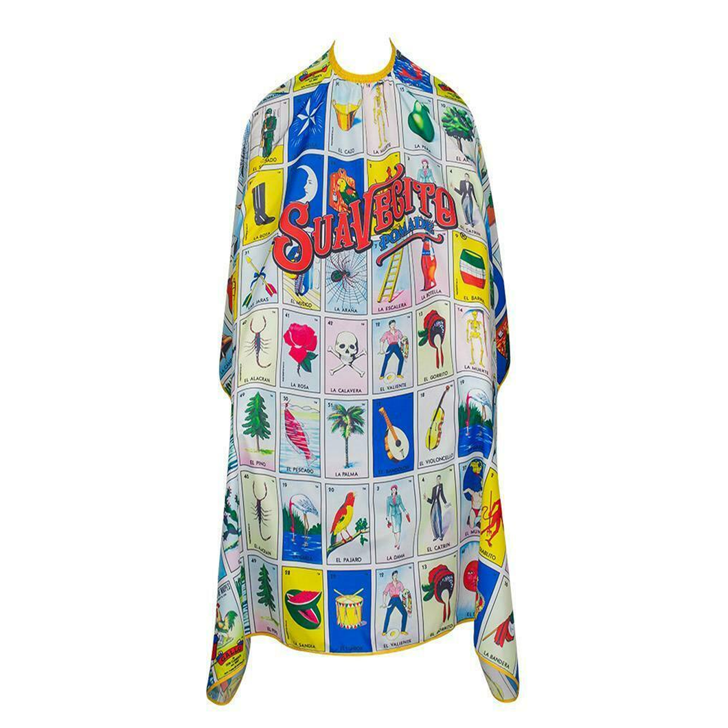 El Suavecito X Loteria Barber Hair Cutting Cape