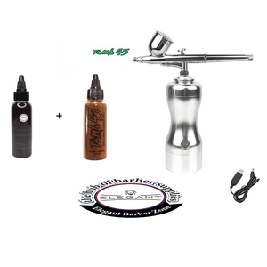 Portable Air Brush Mini Compressor Paint Mist Sprayer Gun with tomb45 –  Elegant Barber Zone