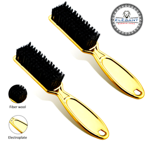 fade brush barber cleaning clipper 2 set gold
